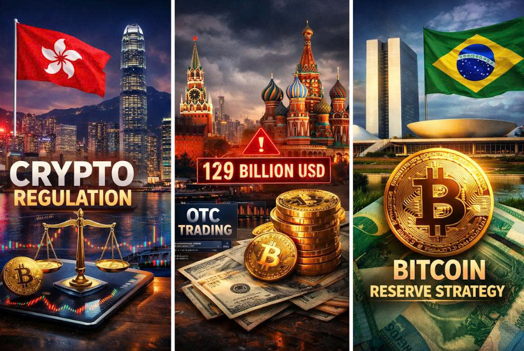 Hong Kong, Nga và Brazil tái định hình khung pháp lý crypto: Regulatory clarity có mở ra chu kỳ mới cho Bitcoin và tài sản số?