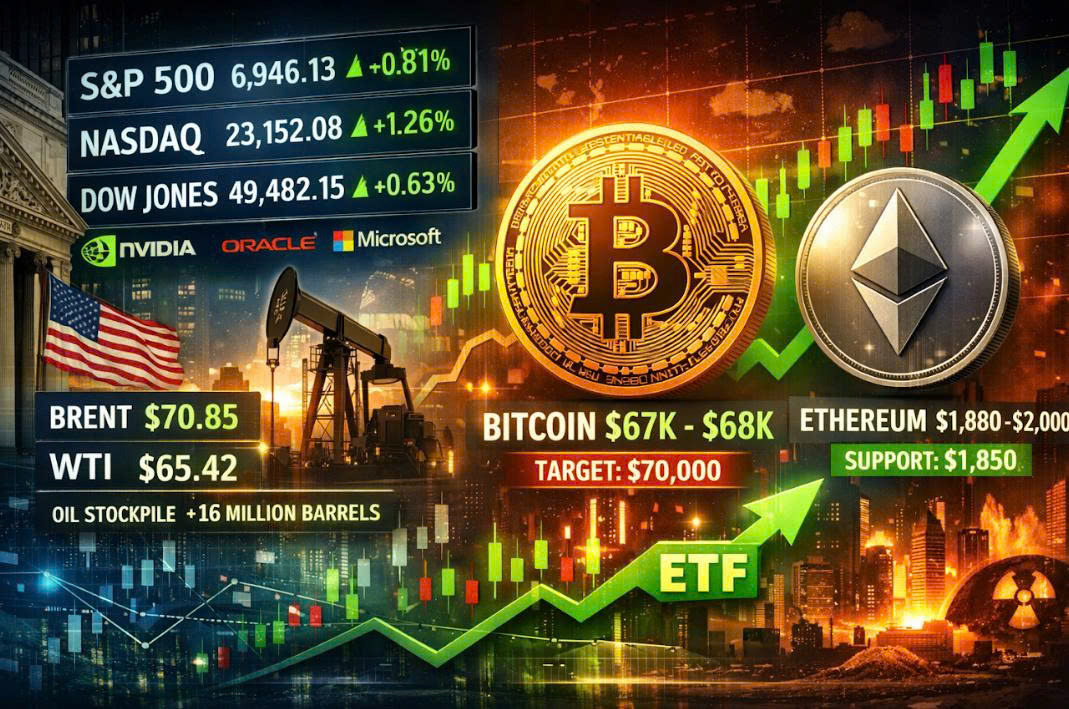 Chứng khoán Mỹ lập đỉnh mới, Bitcoin và Ethereum phục hồi: Dòng tiền công nghệ và crypto đang nói gì?