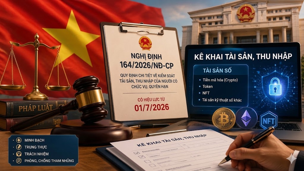 Việt Nam chuẩn bị đưa "tài sản số" vào diện kê khai đối với người có chức vụ, quyền hạn